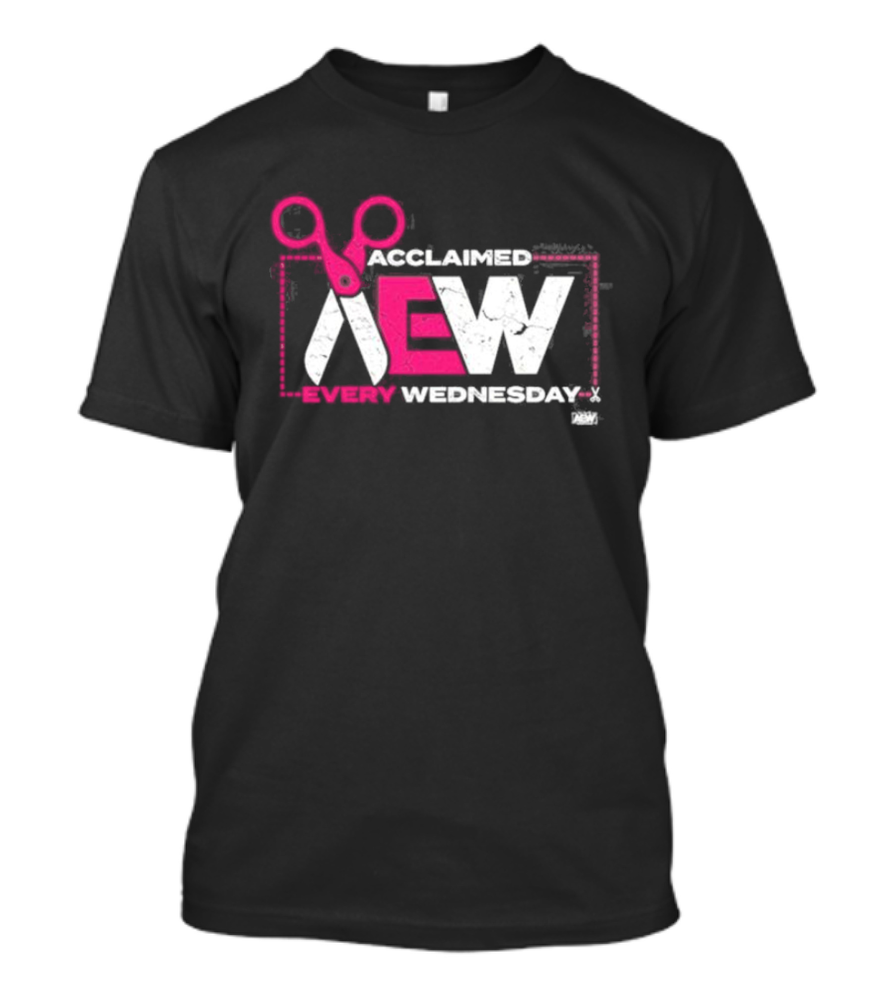 Acclaimed AEW Every Wednesday With Scissors T-Shirt