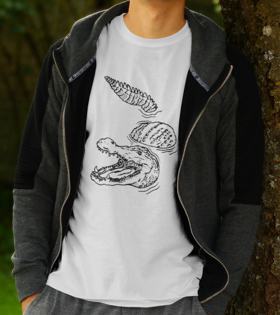 Let's Trip Alligator Irish Green Reptile Adventure T-Shirt