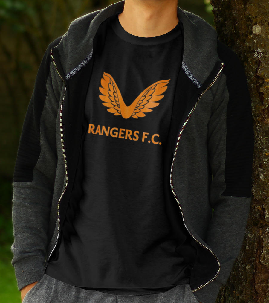 Rangers F.C. Orange Winged Emblem T-Shirt
