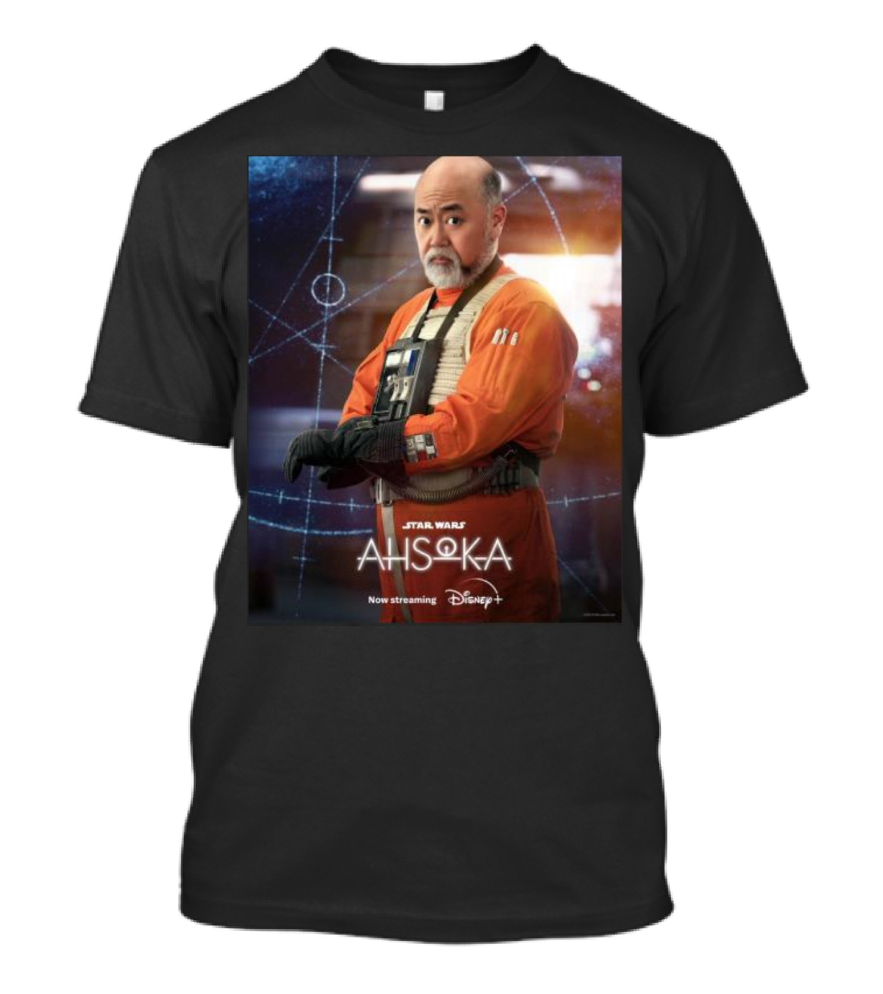 Ahsoka Carson Teva Character Star Wars Disney Plus Now Streaming T-Shirt