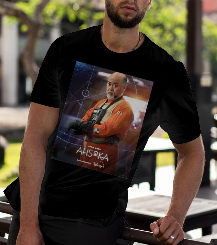 Ahsoka Carson Teva Character Star Wars Disney Plus Now Streaming T-Shirt