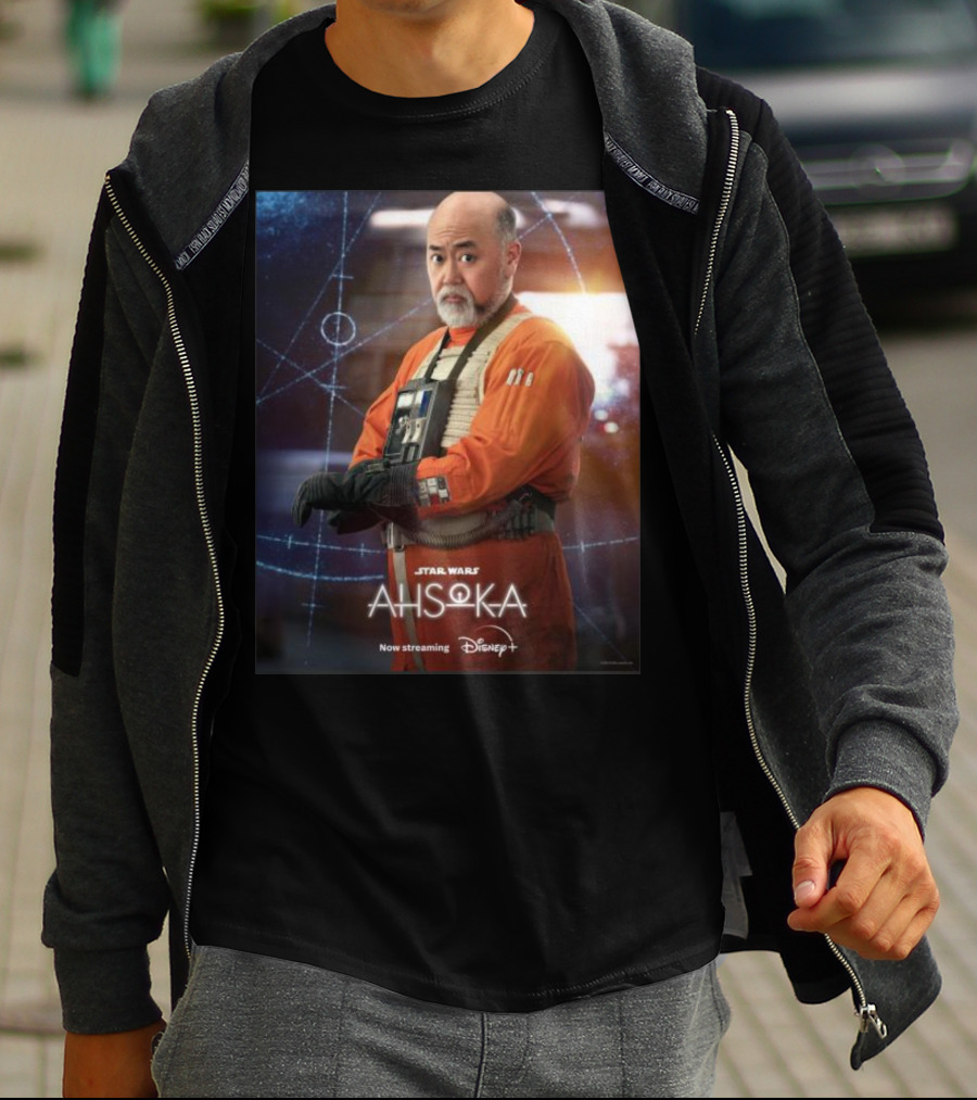 Ahsoka Carson Teva Character Star Wars Disney Plus Now Streaming T-Shirt