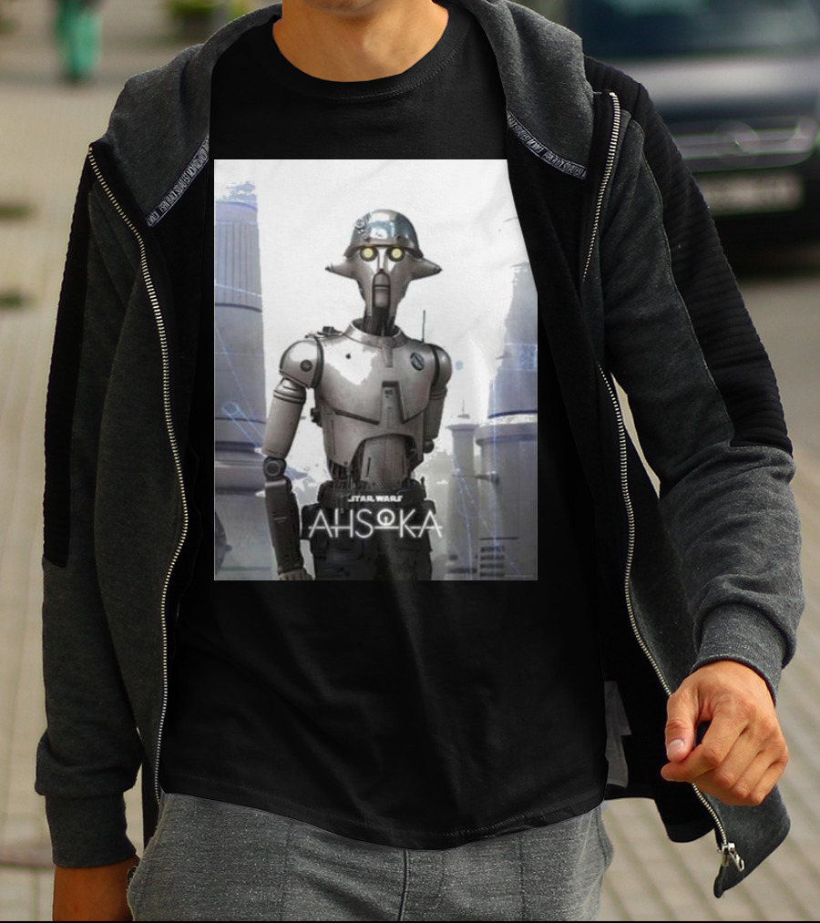 Star Wars Ahsoka Huyang Character Robot Droid T-Shirt