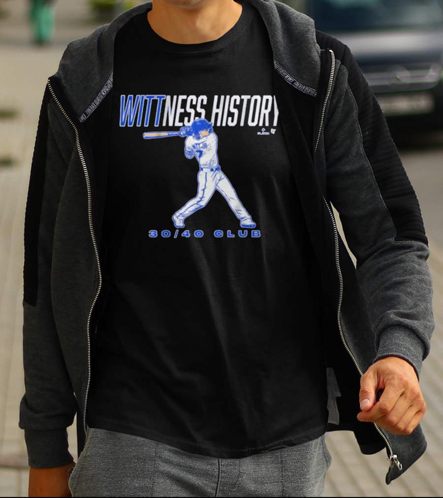 Wittness History Bobby Witt Jr 30/40 Club T-Shirt