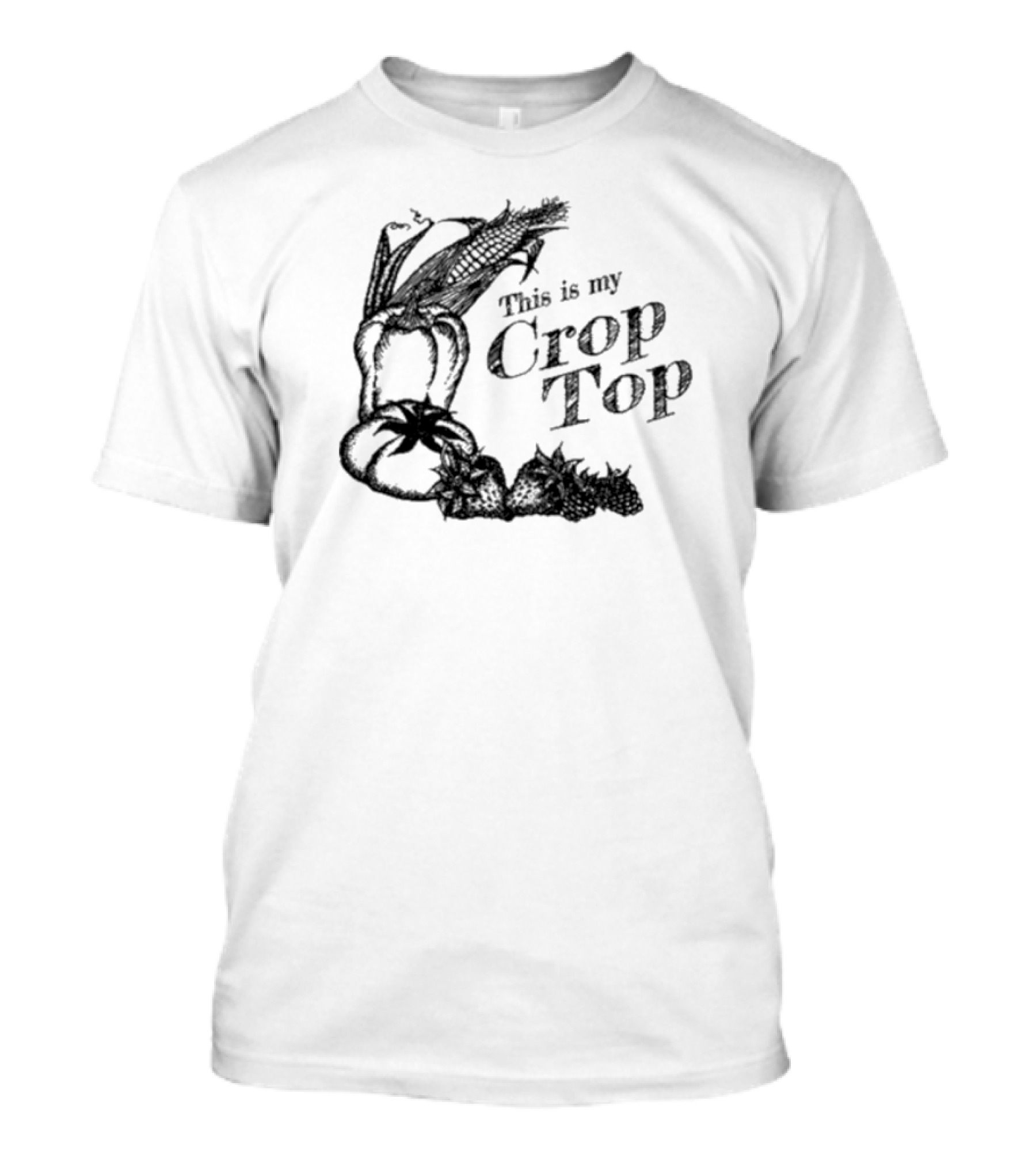 Hanif Abdurraqib This Is My Crop Top Vegetables And Fruits T-Shirt