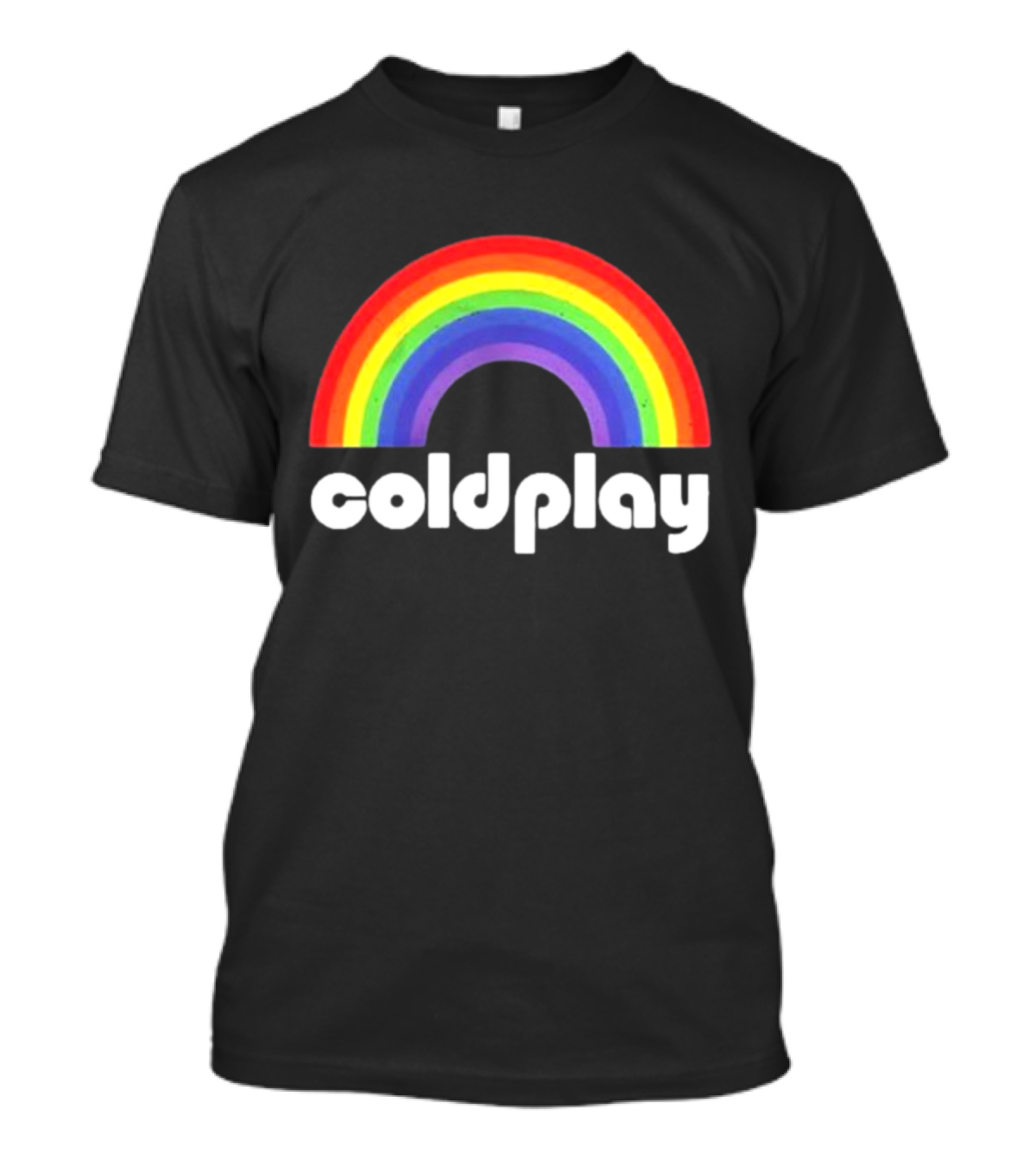 Coldplay Rainbow Multicolor T-Shirt