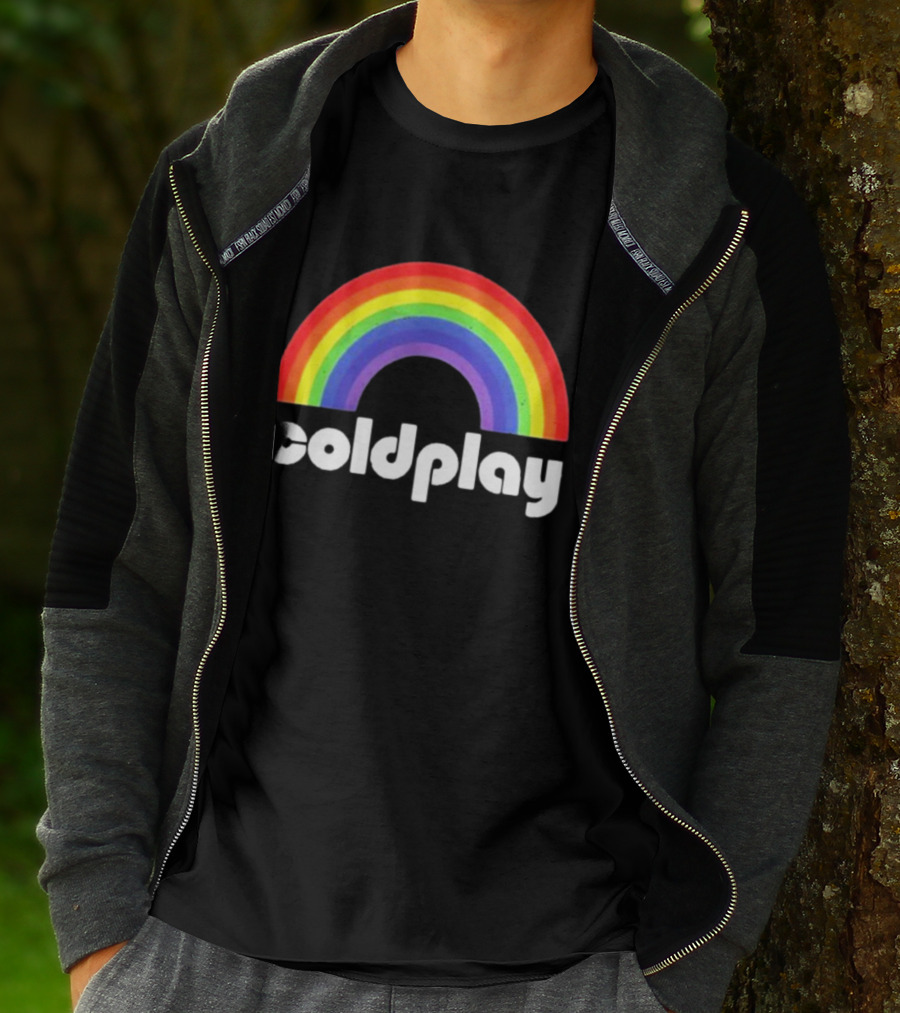 Coldplay Rainbow Multicolor T-Shirt