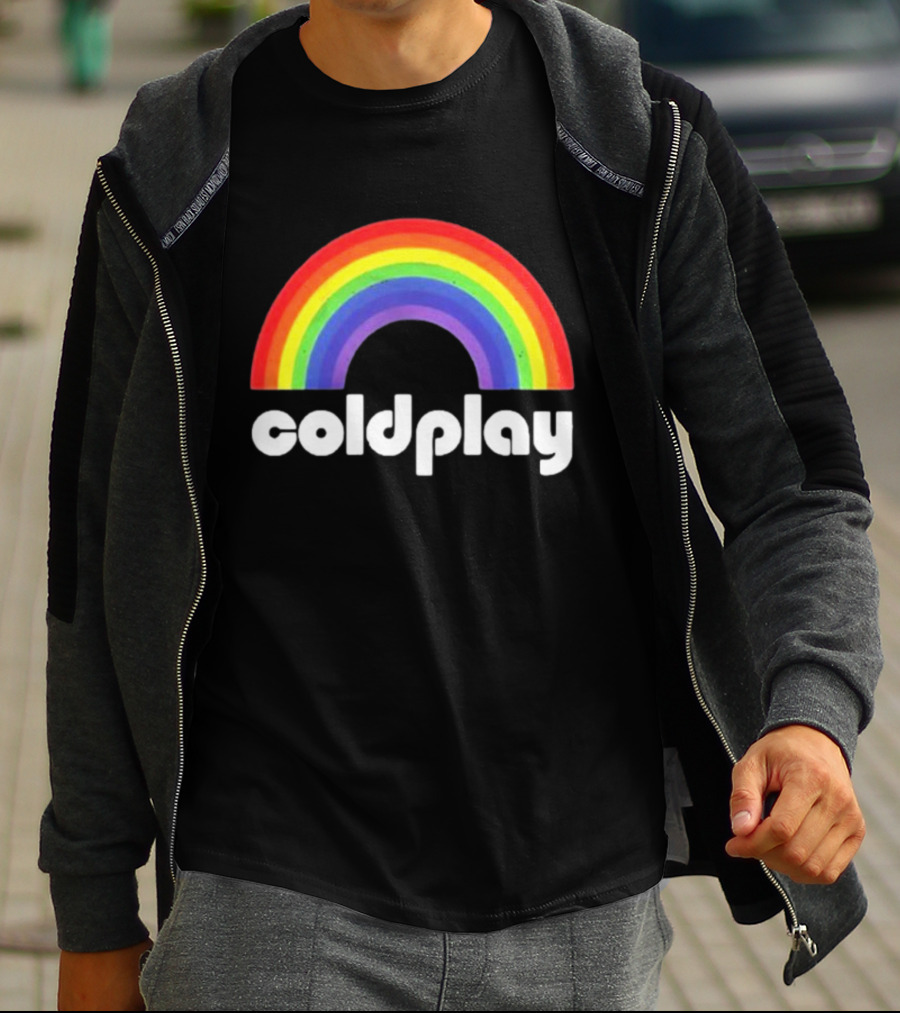 Coldplay Rainbow Multicolor T-Shirt
