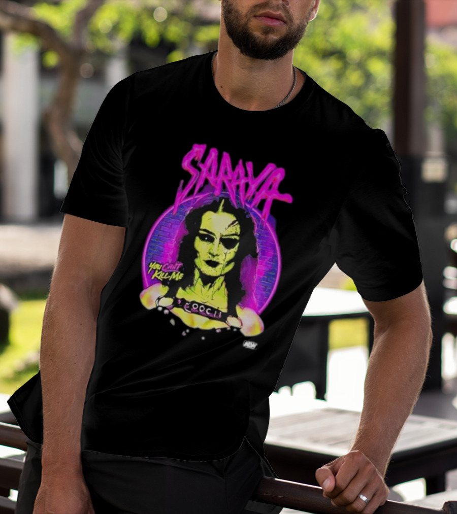 Saraya You Can't Kill Me Neon Halloween T-Shirt