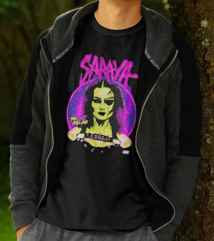 Saraya You Can't Kill Me Neon Halloween T-Shirt