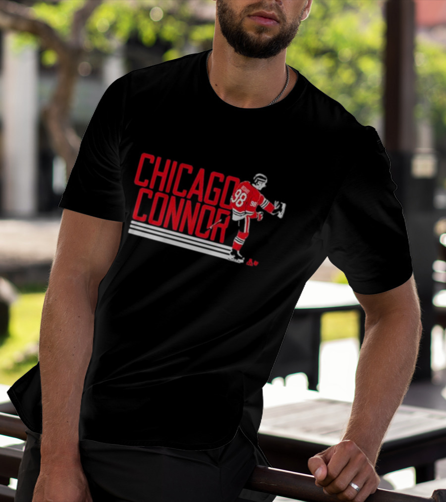 Chicago Connor Bedard Hockey Player 98 T-Shirt