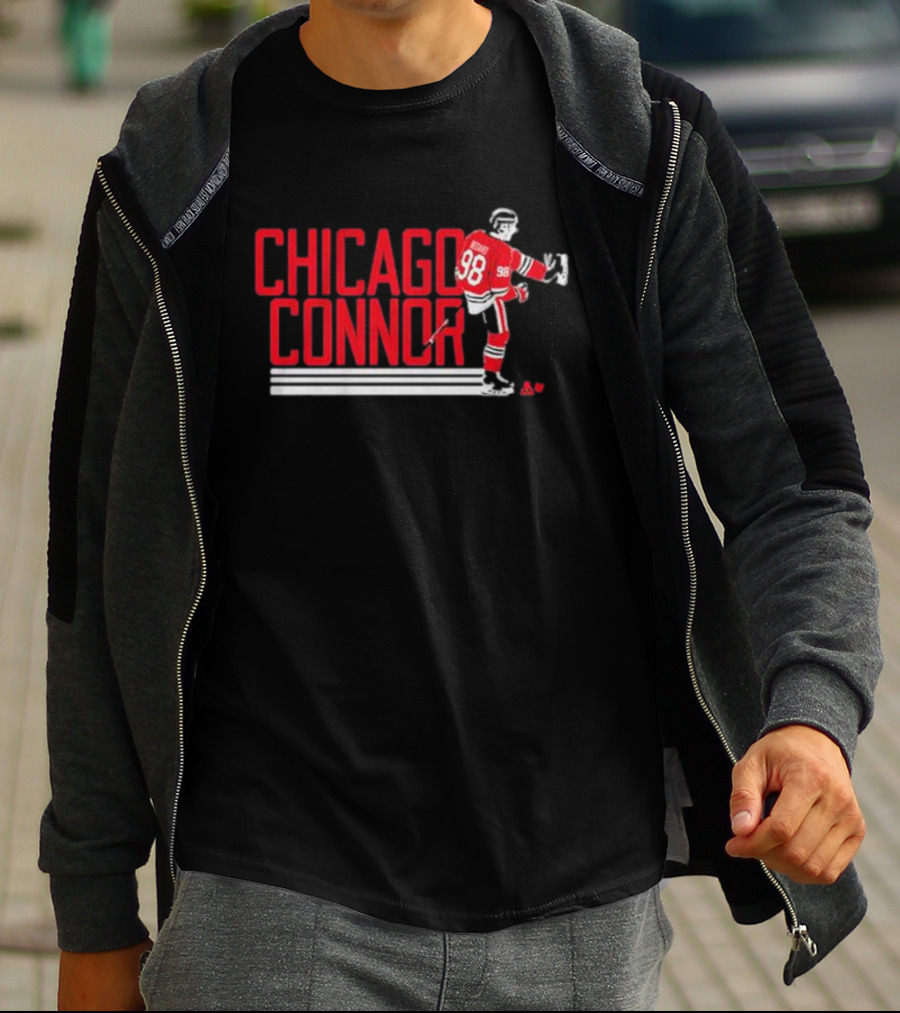 Chicago Connor Bedard Hockey Player 98 T-Shirt