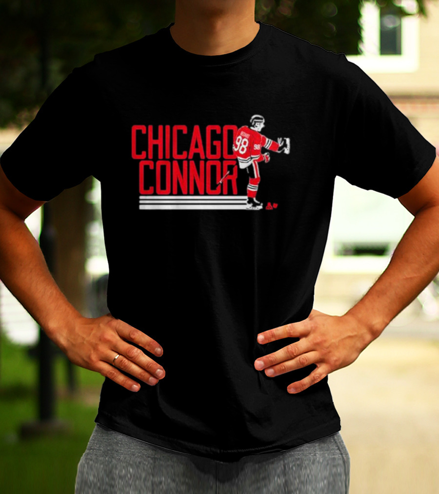 Chicago Connor Bedard Hockey Player 98 T-Shirt