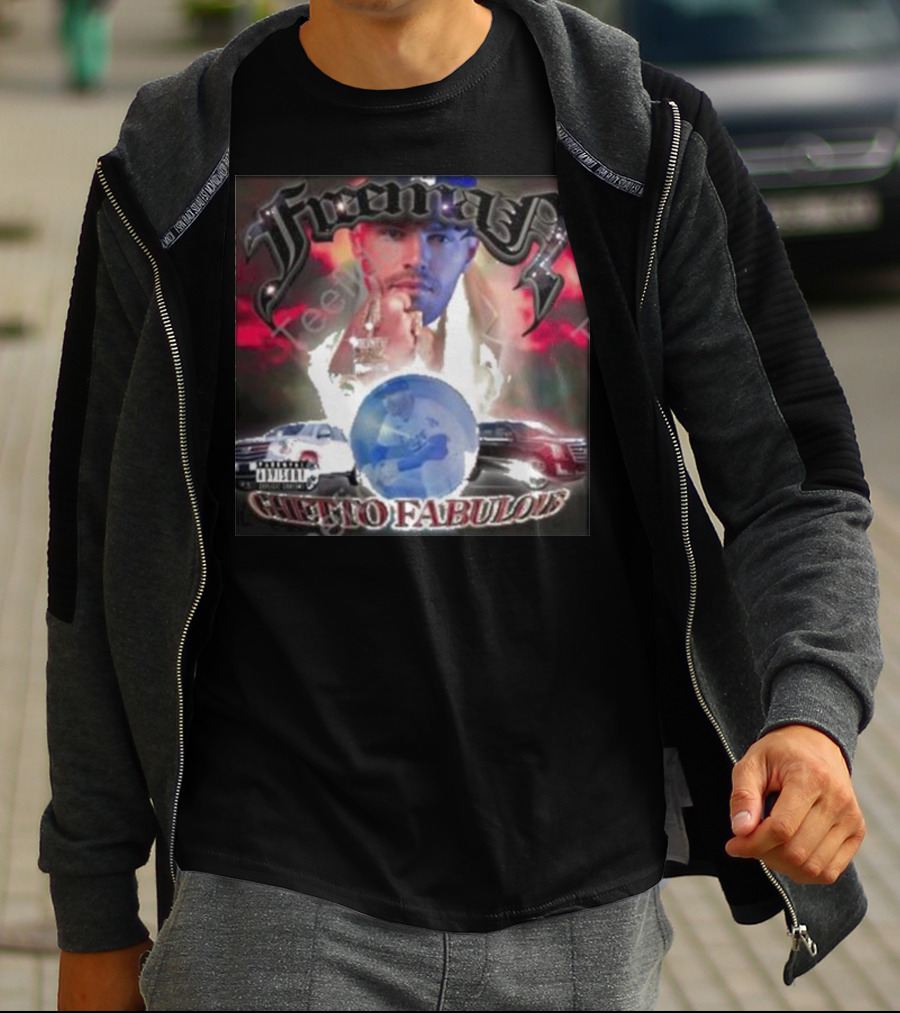 Freeman Ghetto Fabulous With Cars T-Shirt