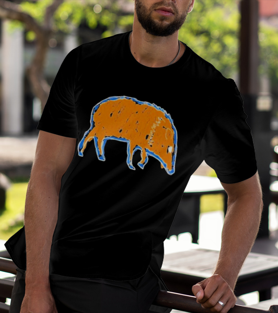 For All The Hogs Orange Boar T-Shirt