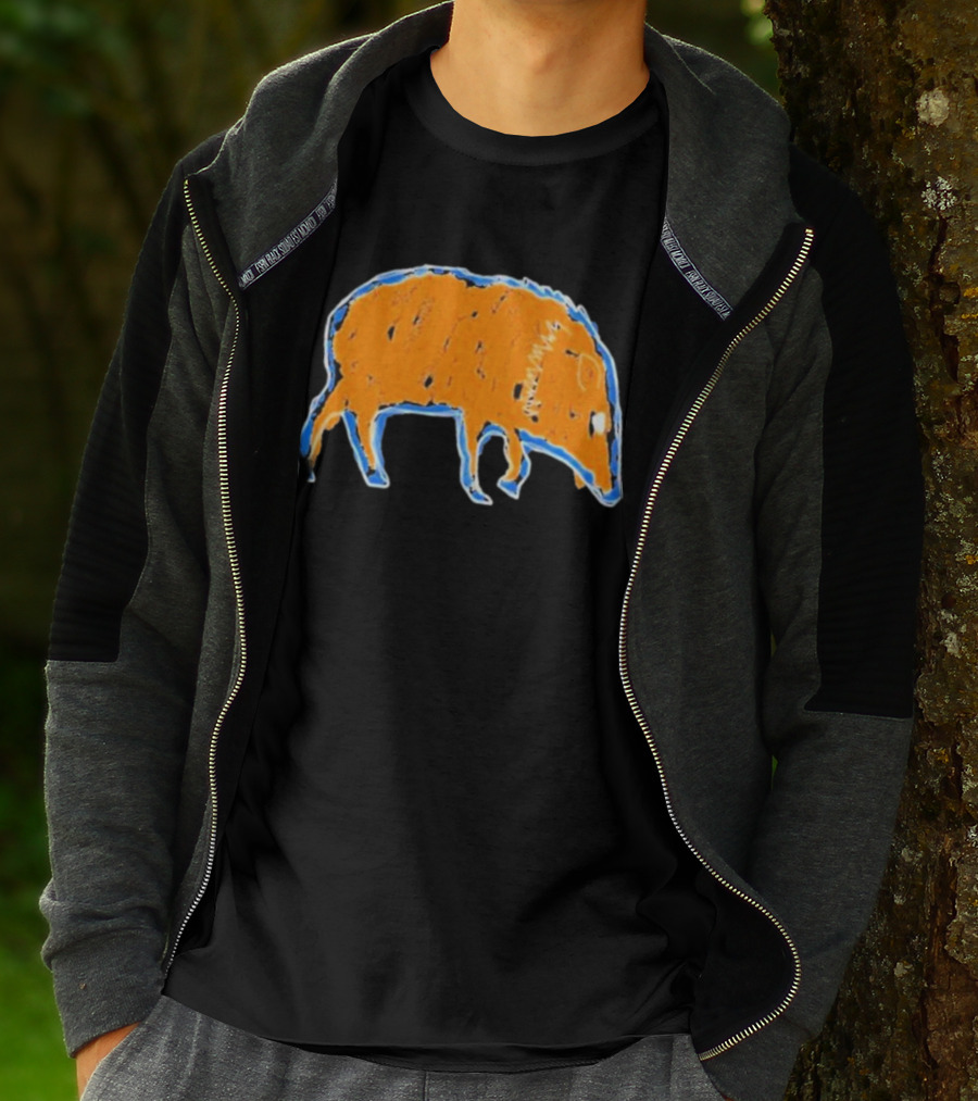 For All The Hogs Orange Boar T-Shirt