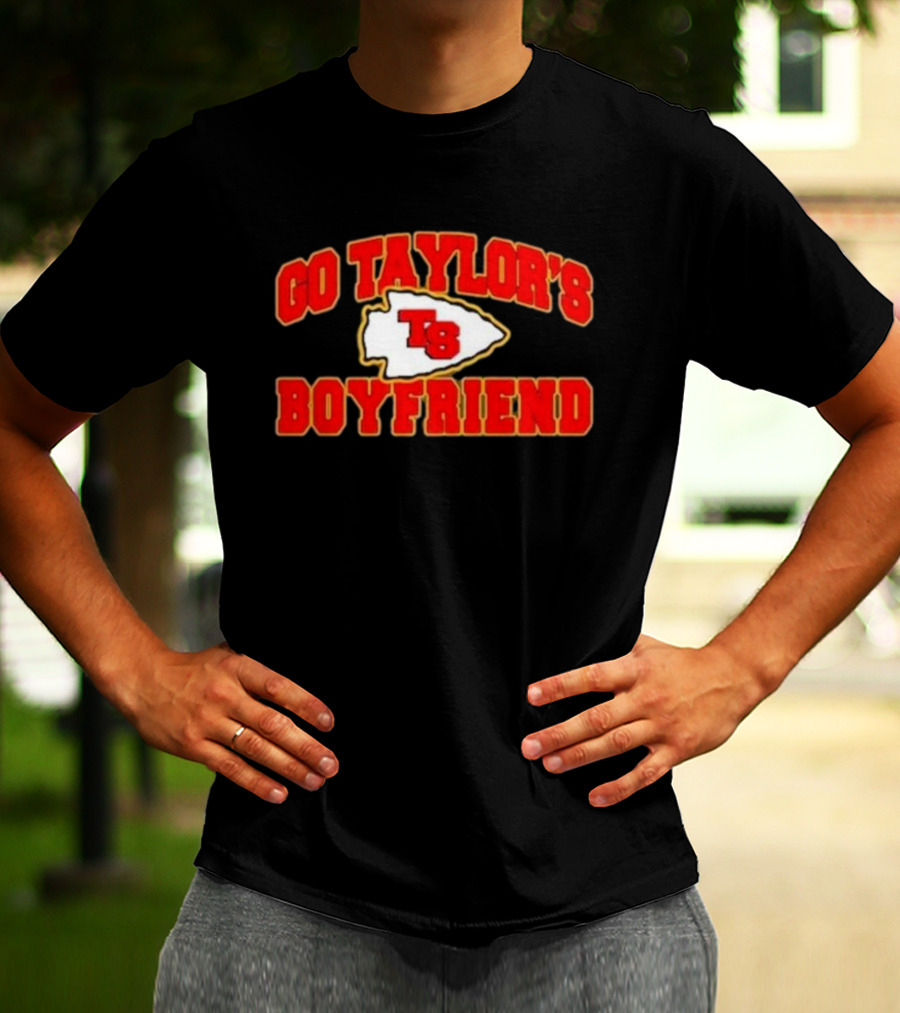 Go Taylor's Boyfriend TS Arrowhead Motif T-Shirt
