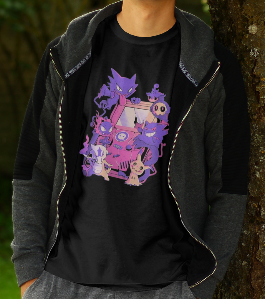 Pokemon Ghost Game Arcade T-Shirt