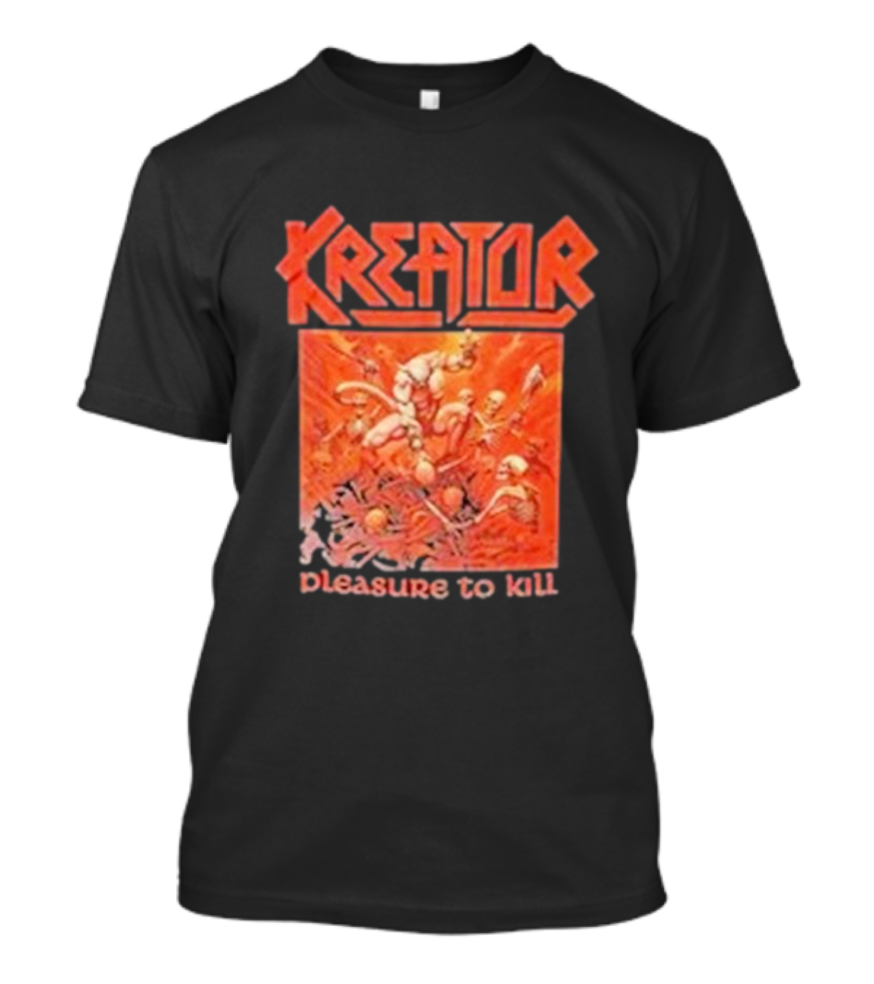 Kreator Pleasure To Kill Album Art Red T-Shirt