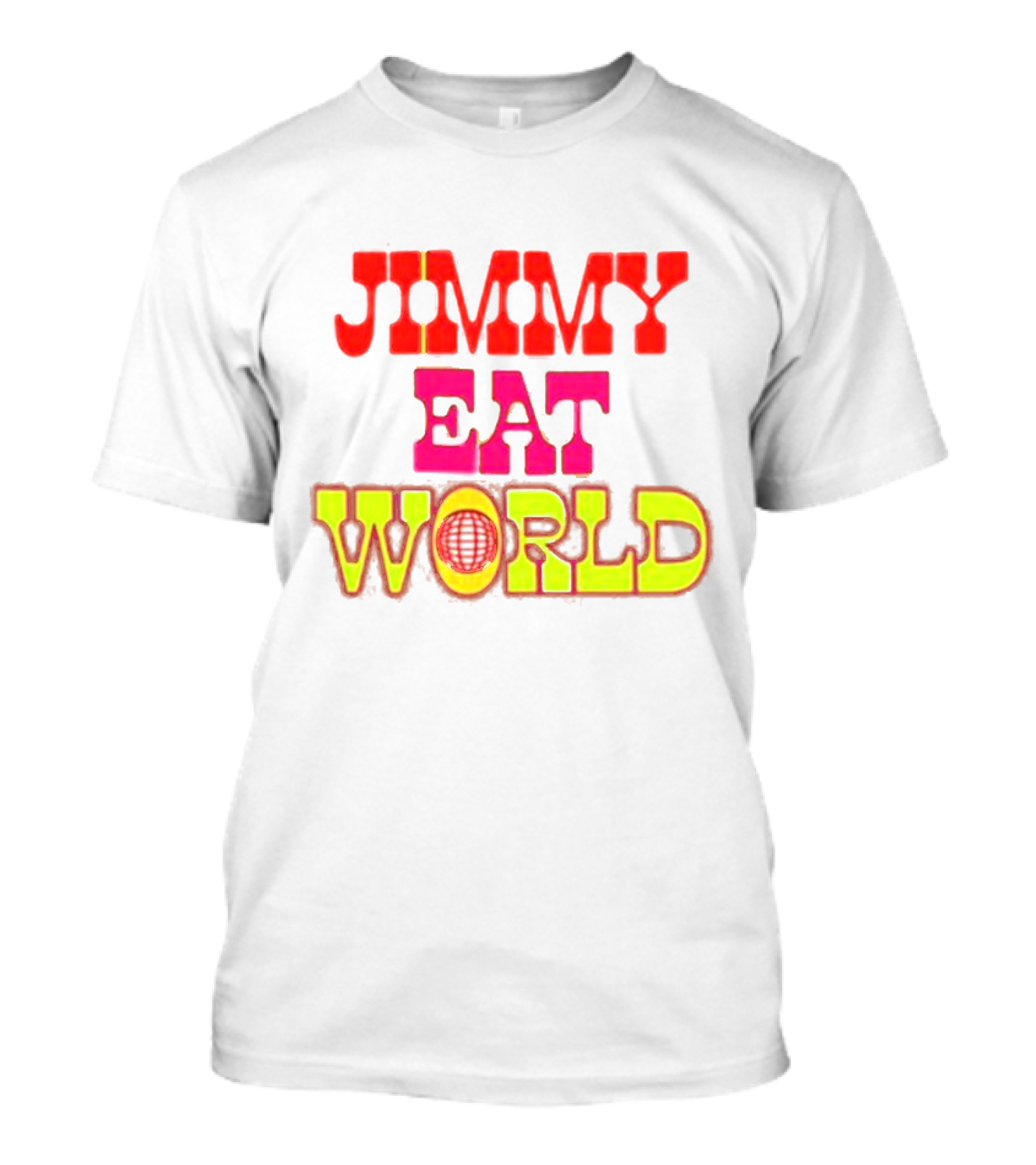 Jimmy Eat World Retro Bubble Lettering T-Shirt