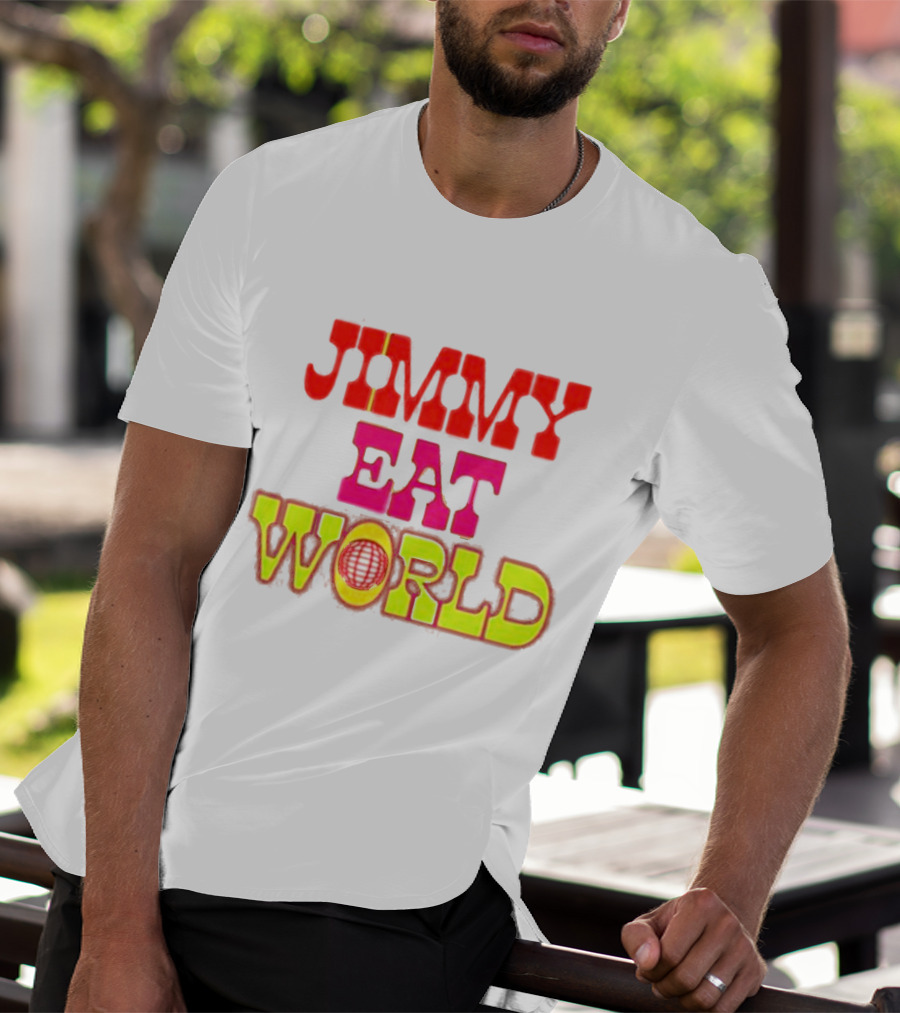 Jimmy Eat World Retro Bubble Lettering T-Shirt