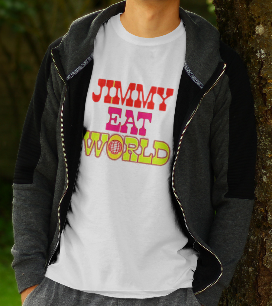 Jimmy Eat World Retro Bubble Lettering T-Shirt