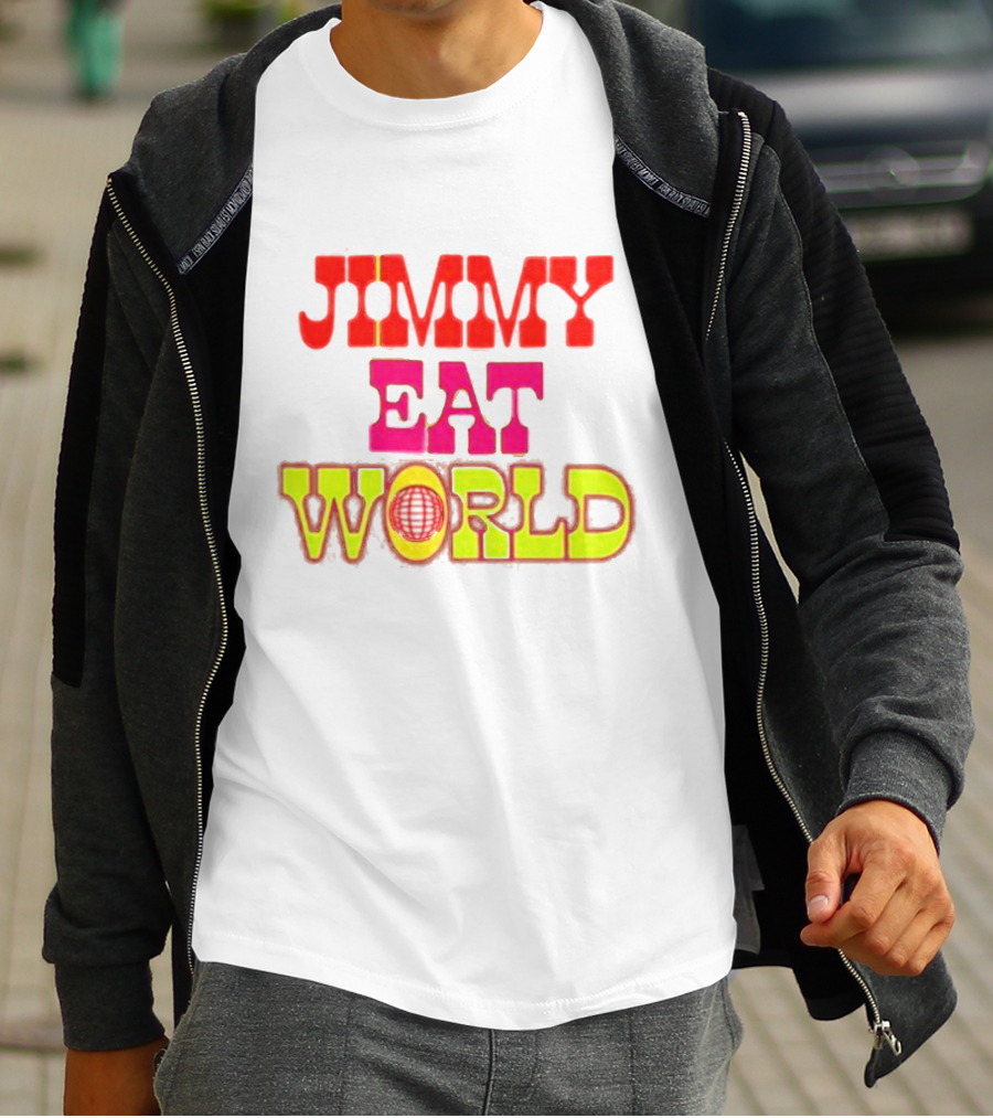 Jimmy Eat World Retro Bubble Lettering T-Shirt