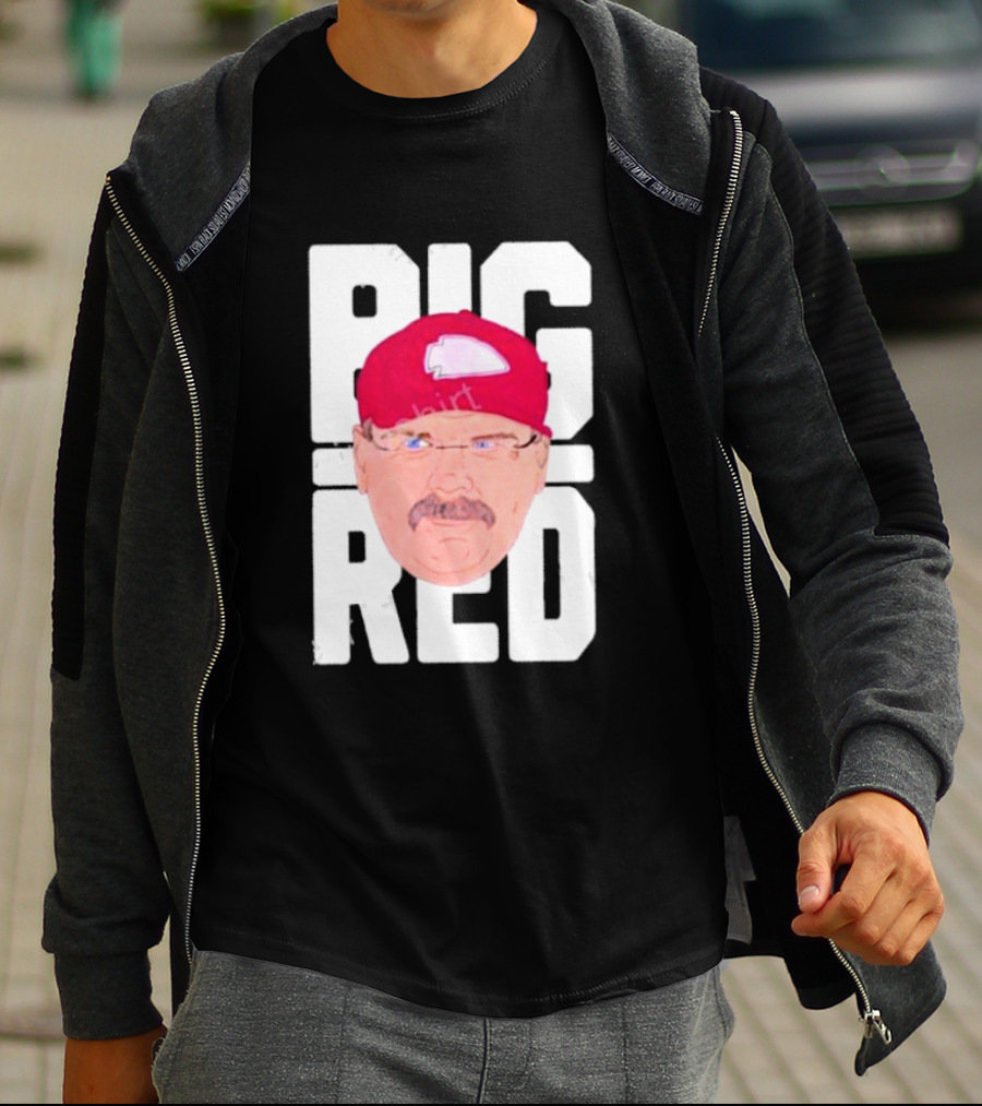 Lexiosborne Bellboy Big Red Cap And Mustache T-Shirt