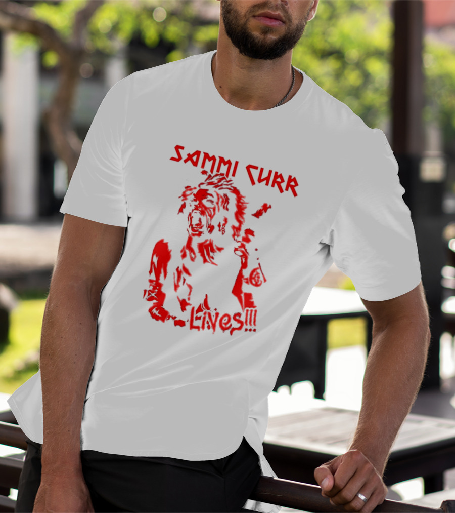 Sammi Curr Lives Heavy Metal Horror T-Shirt