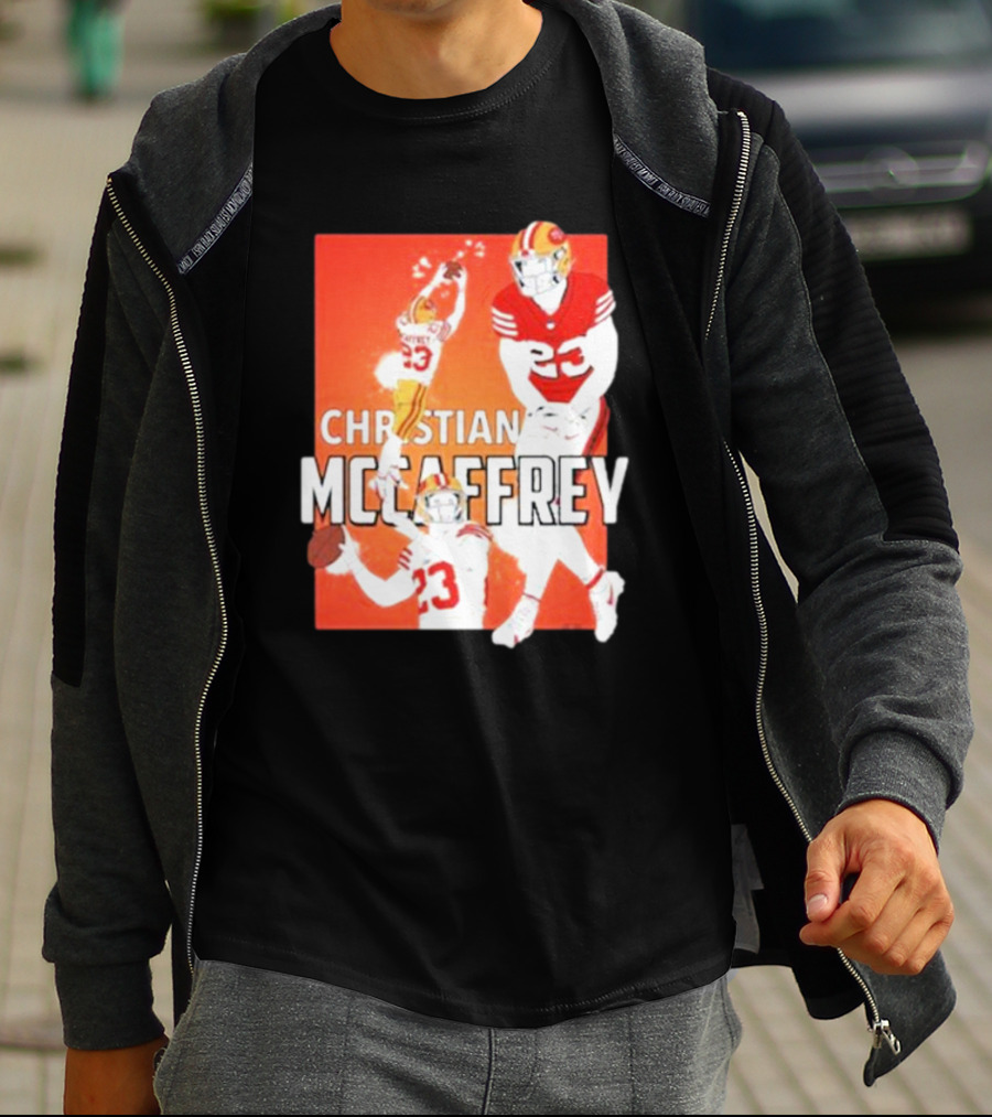 Christian McCaffrey 23 Football Highlights T-Shirt