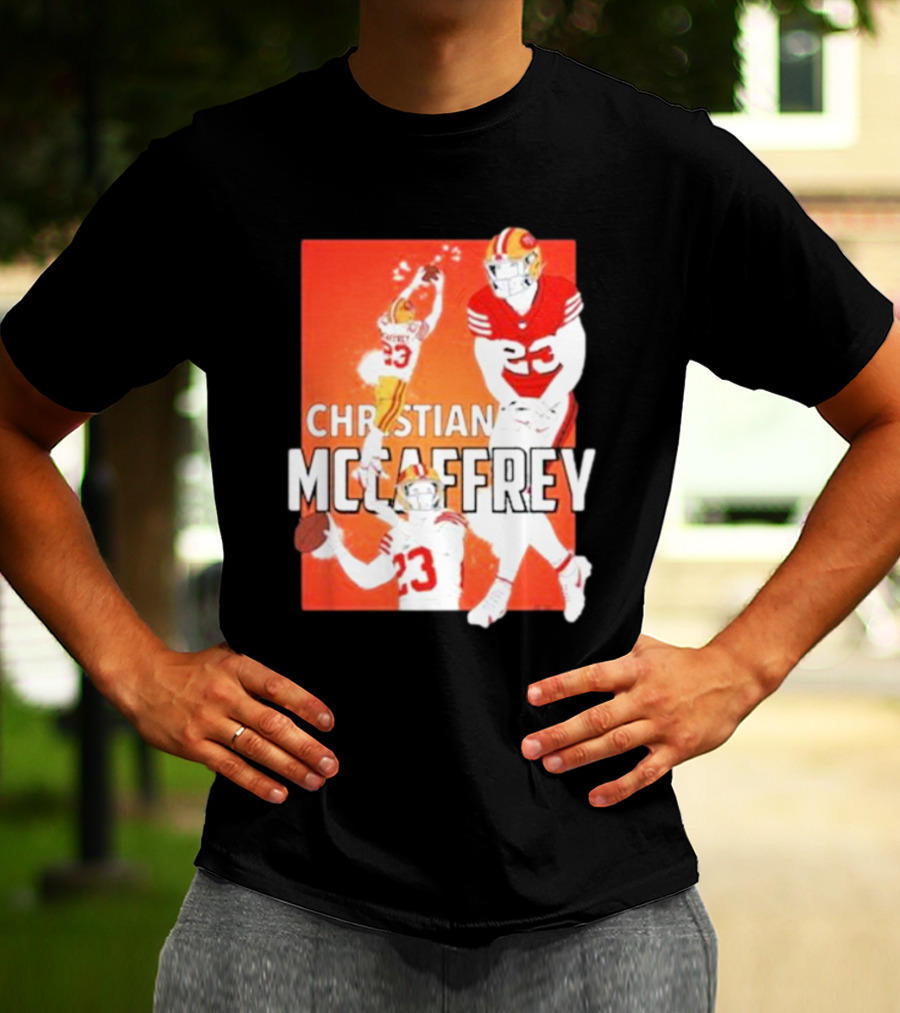 Christian McCaffrey 23 Football Highlights T-Shirt