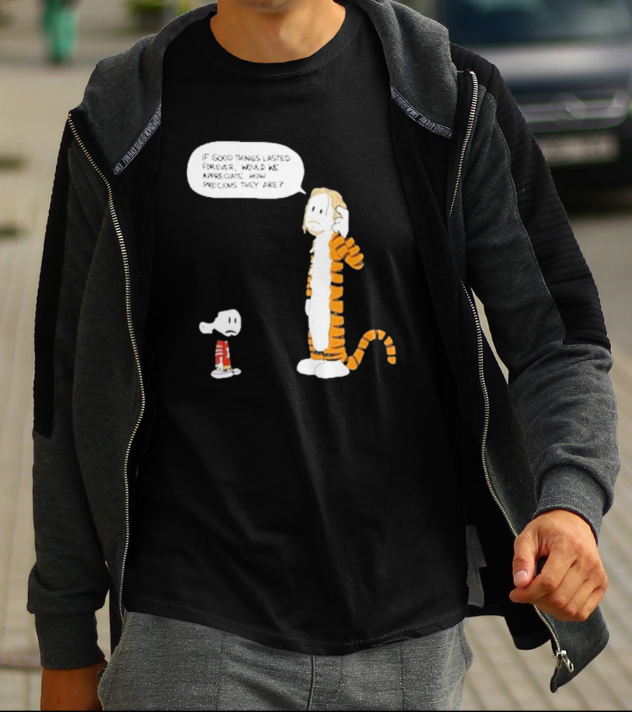 Day 168 Calvin And Hobbes If Good Things Lasted Forever Would We Appreciate How Precious They Are T-Shirt