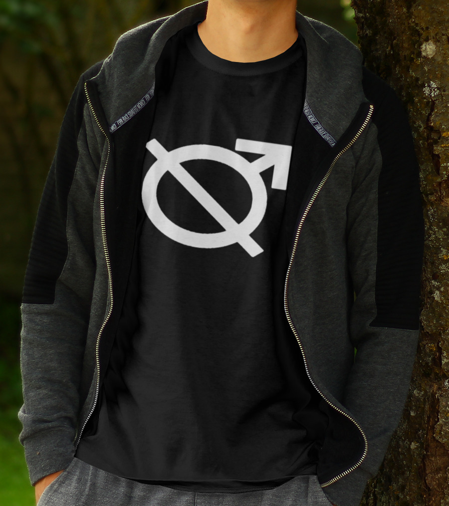 Hitsuji Goods Merch The VHS Doggy Mars Symbol Circle Arrow T-Shirt