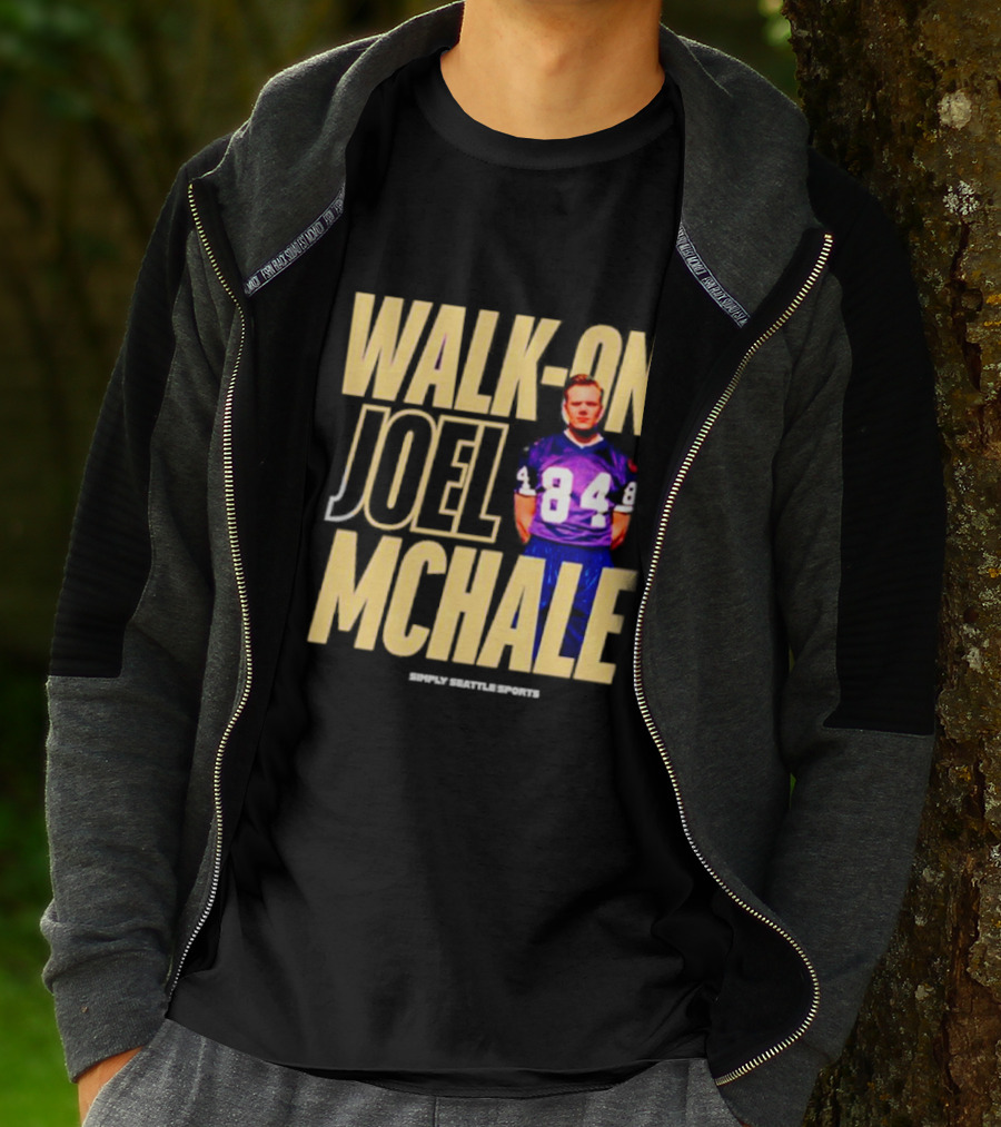 Simply Seattle Sports Joel McHale Walk-On 84 Jersey T-Shirt