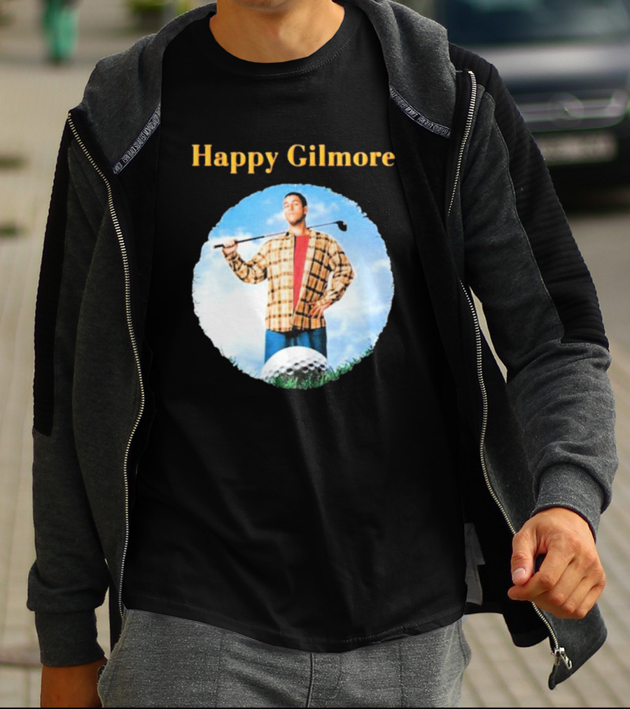 Happy Gilmore Golf Classic Plaid Shirt Pose T-Shirt