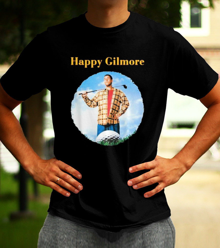 Happy Gilmore Golf Classic Plaid Shirt Pose T-Shirt