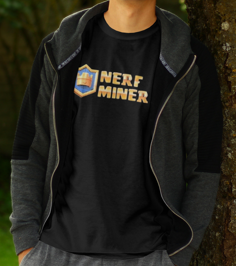 Nerf Miner Clash Royale Shield Emblem T-Shirt