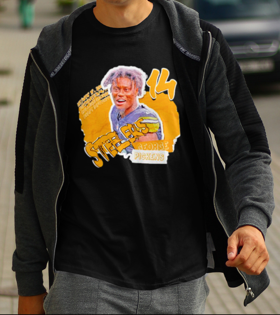 George Pickens Steelers 14 Football Player T-Shirt
