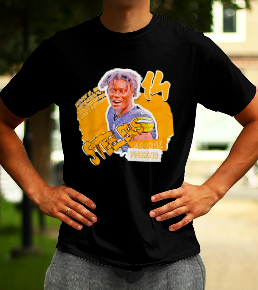 George Pickens Steelers 14 Football Player T-Shirt