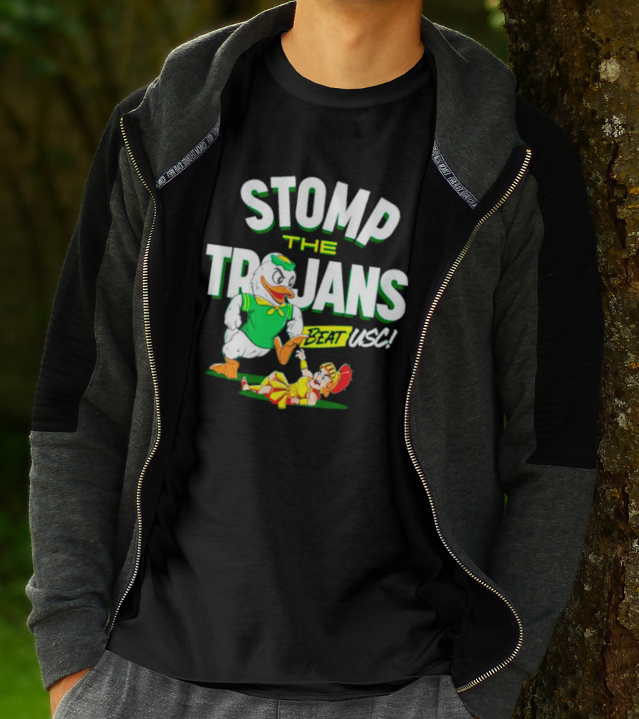 Oregon Ducks Stomp The Trojans Beat USC Victory T-Shirt