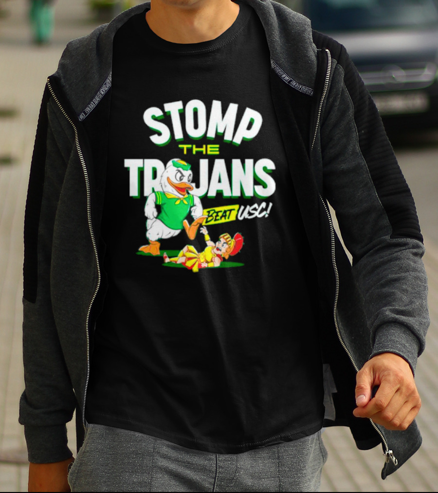 Oregon Ducks Stomp The Trojans Beat USC Victory T-Shirt