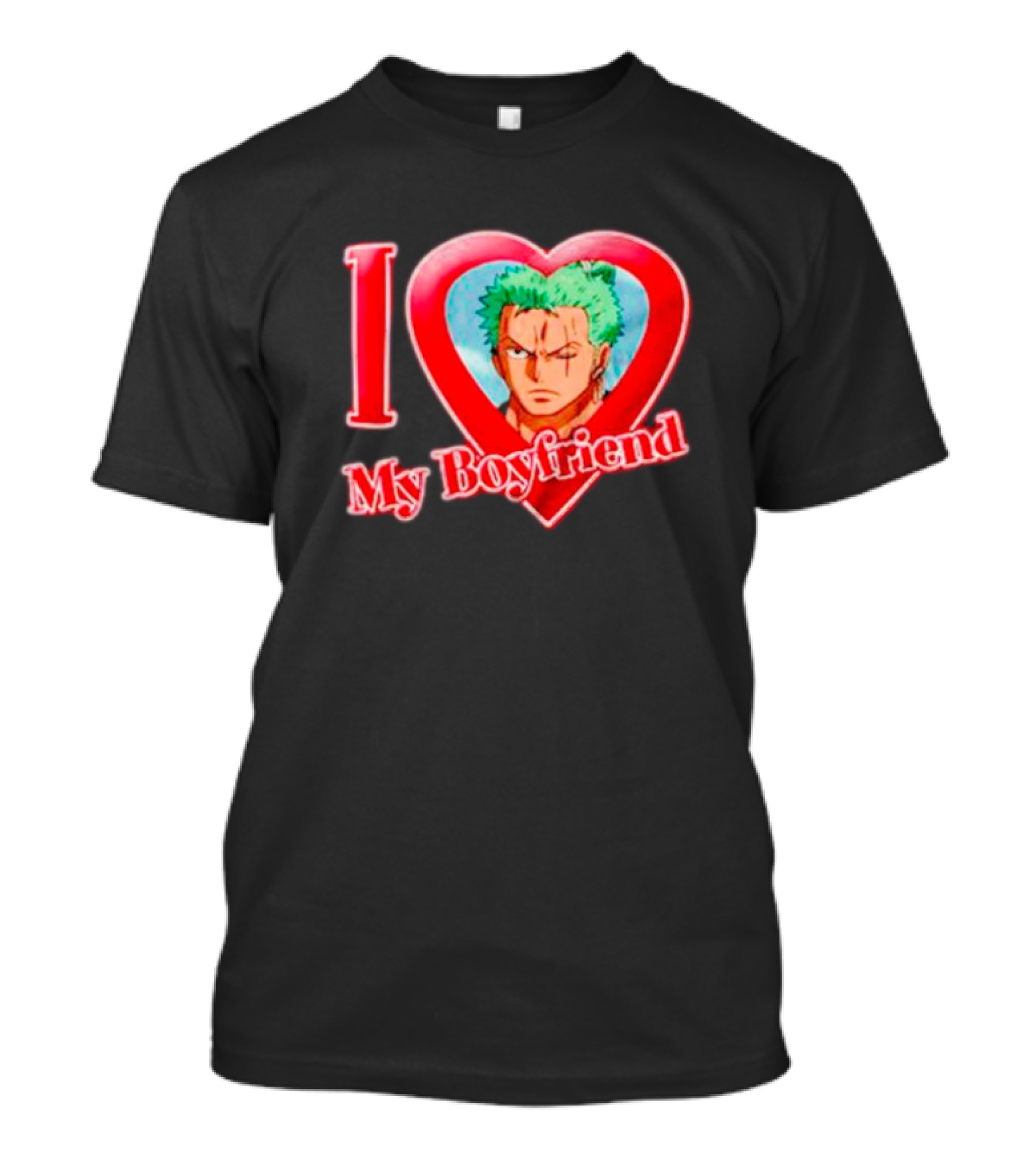 Roronoa Zoro Love My Boyfriend One Piece Anime T-Shirt