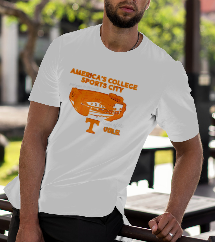 America’s College Sports City Neyland Stadium Tennessee Volunteers Home Of The Vols T-Shirt