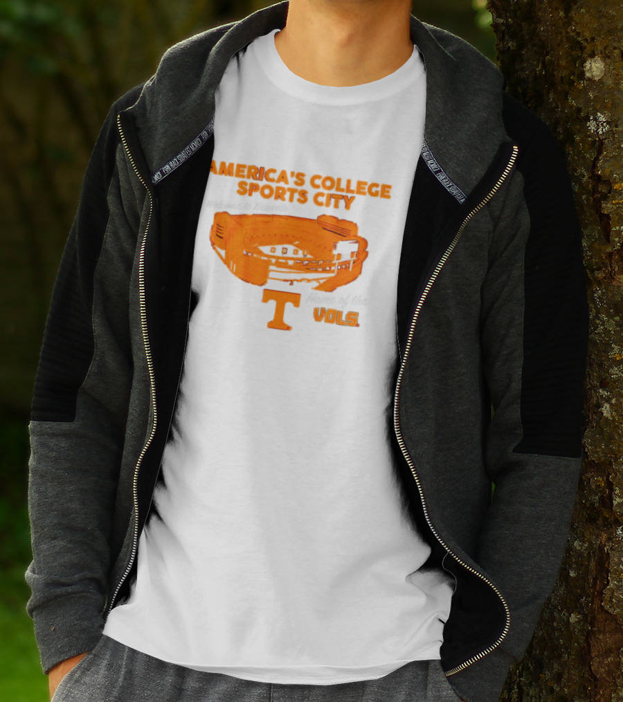 America’s College Sports City Neyland Stadium Tennessee Volunteers Home Of The Vols T-Shirt