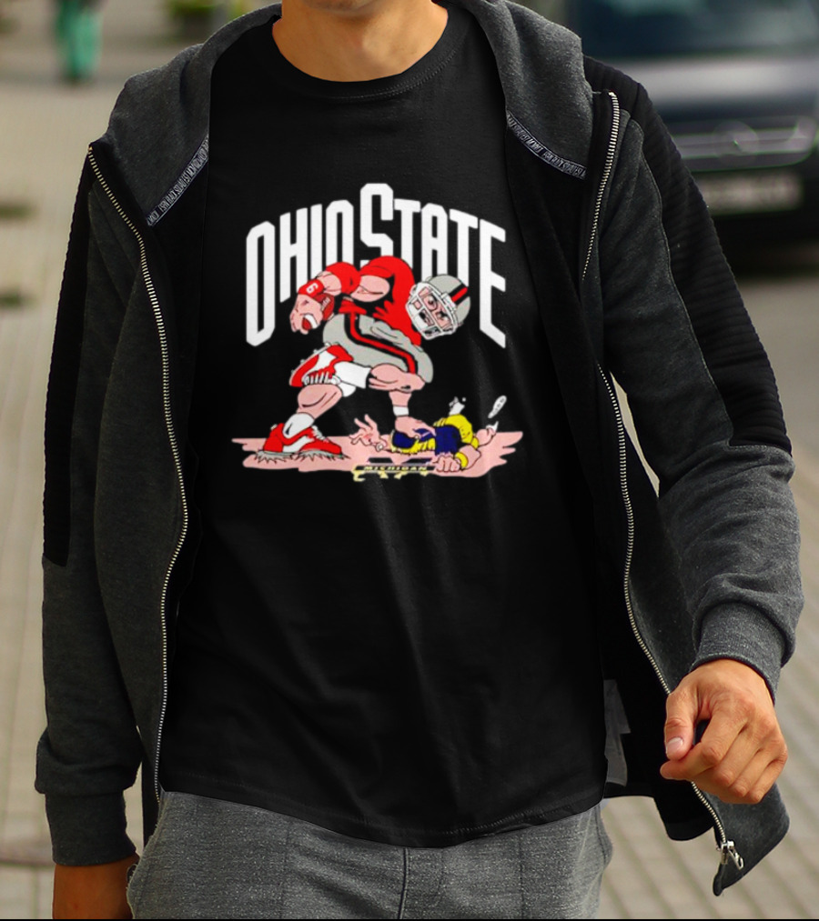 Ohio State Buckeyes Dominating Michigan Football Rivalry T-Shirt