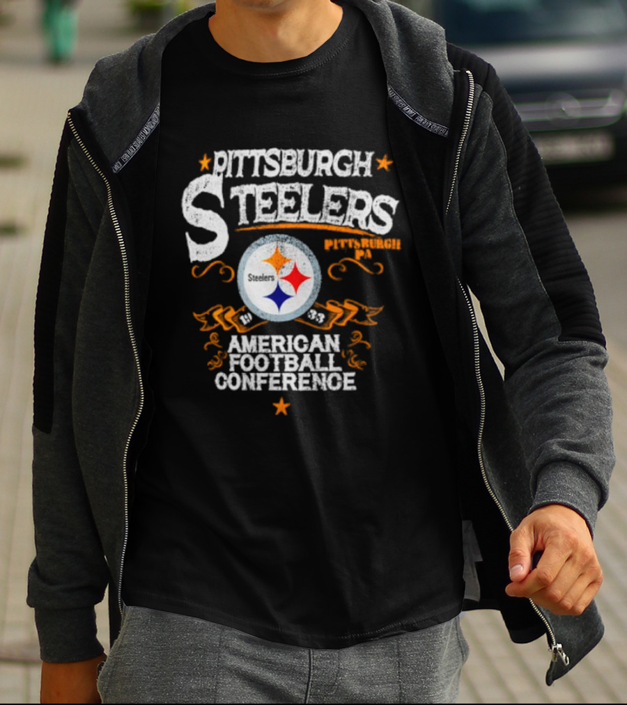 Pittsburgh Steelers Pittsburgh PA 1933 American Football Conference T-Shirt