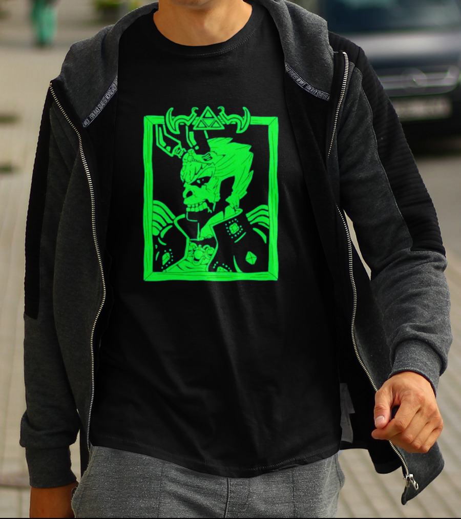 Glow In The Dark Ganondorf Triforce Frame T-Shirt
