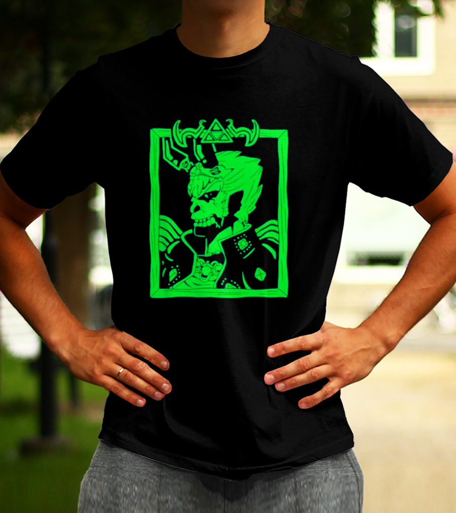 Glow In The Dark Ganondorf Triforce Frame T-Shirt