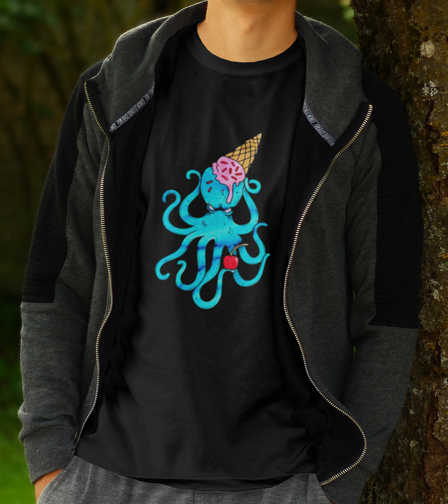 Mark Hoppus HMNIM Ice Cream Cone Octopus T-Shirt