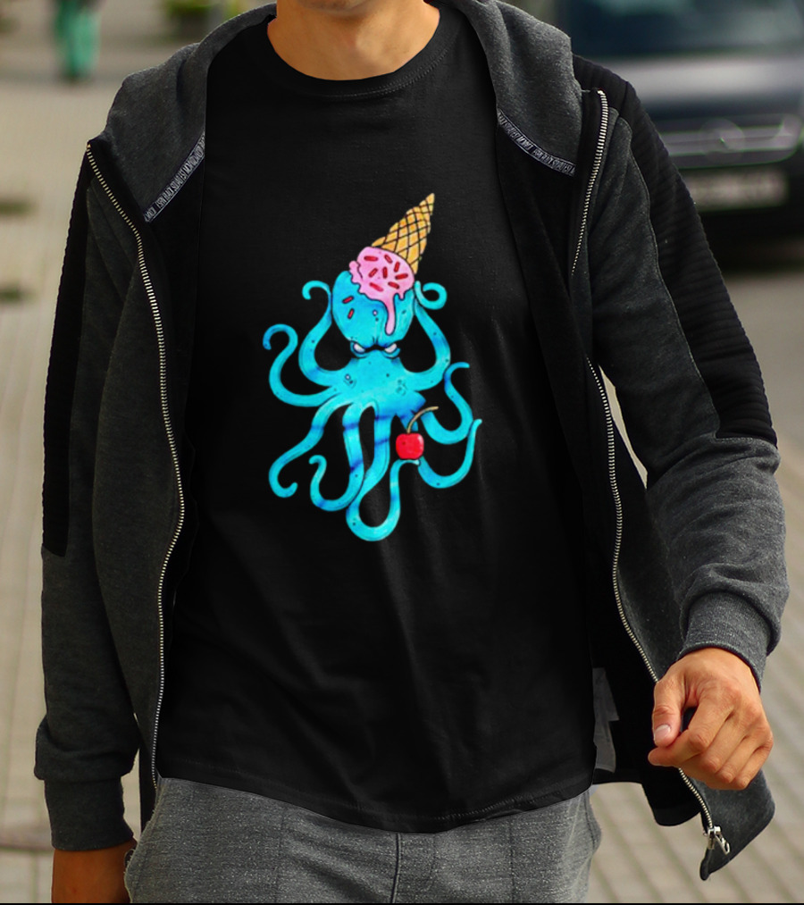 Mark Hoppus HMNIM Ice Cream Cone Octopus T-Shirt